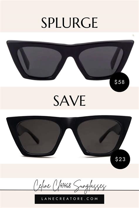 celine cl41468/s sunglasses dupe|Best Designer Sunglasses Dupes Of 2023, From Prada to Celine.